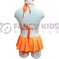 1-14 Yaş Kız Çocuk Turuncu Bikini