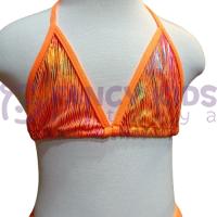 1-14 Yaş Kız Çocuk Turuncu Bikini