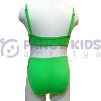 3-14 Yaş Kız Çocuk Bikini Yeşil
