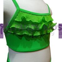 3-14 Yaş Kız Çocuk Bikini Yeşil
