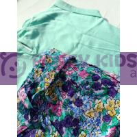 Kız Çocuk İkili Takım T-Shirt Çiçekli Şortlu 