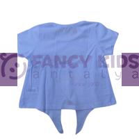 4- 8 Yaş Kız Çocuk İkili Takım Dance Baskılı T-Shirt Palmiye Şort Beyaz - Sarı