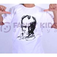 FancyKids Erkek Çocuk Atatürk Baskılı T-Shirt