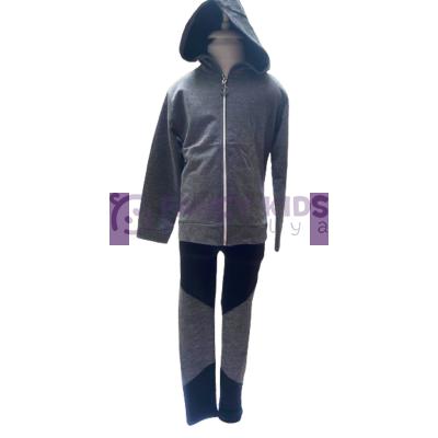 4-12 Yaş Kız Çocuk Kapüşonlu Sweat - Tayt İkili Takım