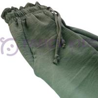 5-10 Yaş Kız Çocuk Pantolon Dokuma Yeşil 