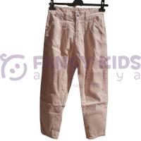8-14 Yaş Kız Çocuk Pantolon Gabardin Mevsimlik Krem