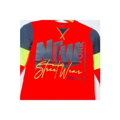 5-14 Yaş Erkek Çocuk Sweat Shirt Baskılı Nar Çiçeği  