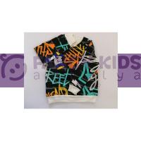 5-14 Yaş Erkek Çocuk Sweat-Shirt Baskılı Siyah  