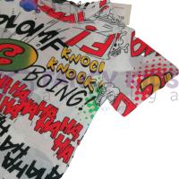 Erkek Çocuk T-Shirt Bomba Flash Dijital Baskılı Çok Renkli