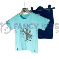 9-36 Ay Erkek Çocuk İkili Takım Koala Baskılı T-Shirt - Şort