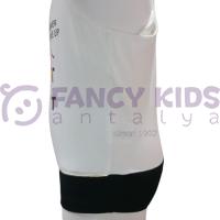 8-14 Yaş Kız Çocuk T-Shirt Don't Quit Baskılı Ekru-Siyah