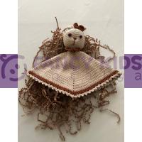 Yeni Doğan Hediye Kutusu Paketi Renkli Doğal El Yapımı Amigurumi Uyku Arkadaşı ve Salopetli