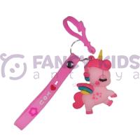 Unicorn Karikatür Anime Figürü PVC Bebek Çanta Anahtarlığı