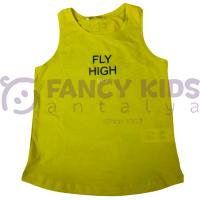 Erkek Çocuk Baskılı Atlet T-Shirt Kargo Cepli Bağcıklı Şort İkili Takım