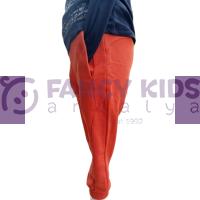 Erkek Çocuk Baskılı Sweat-Shirt İkili Takım Lacivert Kiremit