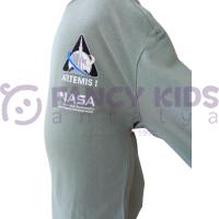 Erkek Çocuk Baskılı Yeşil Sweatshirt %100 Pamuk Rahat Regular Kesim