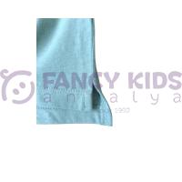 Erkek Çocuk Baskılı Yeşil Sweatshirt %100 Pamuk Rahat Regular Kesim