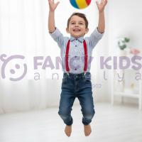 Erkek Çocuk Bayramlık Gömlek Beyaz-Mavi Renkli