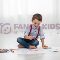 Erkek Çocuk Bayramlık Gömlek Beyaz-Mavi Renkli