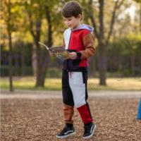 Erkek Çocuk Çok Renkli Kapüşonlu Eşofman Takımı – Fermuarlı, Pamuklu, Şardonlu Kumaş