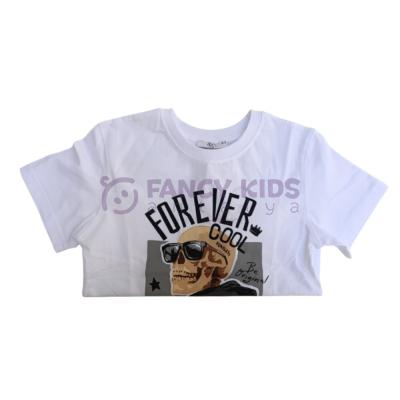 Erkek Çocuk Dijital Baskılı %100 Pamuk T-Shirt Penye Dokuma