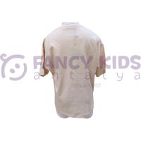 Erkek Çocuk Dijital Garfield Baskılı T-Shirt Bej