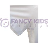 Erkek Çocuk Dijital Konsept Baskılı Beyaz T-Shirt