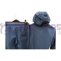 Erkek Çocuk Future Baskılı Mavi Kapüşonlu Eşofman Takımı