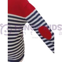 Erkek Çocuk Hırka Çizgili Önden Düğmeli 