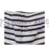 Erkek Çocuk İkili Takım - Turuncu Atlet T-Shirt ve Çizgili Şort