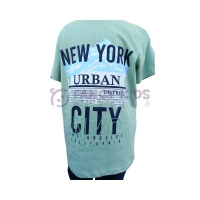 Erkek Çocuk İkili Takım Baskılı Yeşil T-Shirt Lacivert Şort 8 -14 Yaş