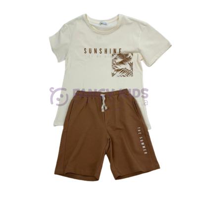 8-14 Yaş Erkek Çocuk İkili Takım Sunshine T-Shirt Şort