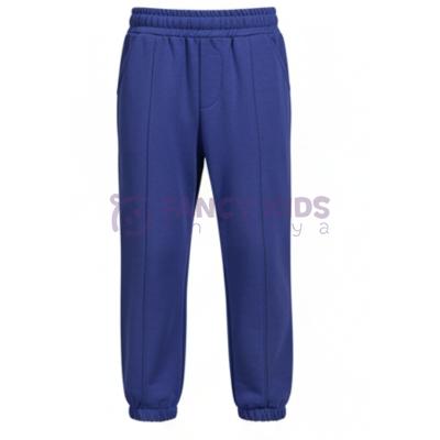 Erkek Çocuk Lacivert Renk Lastikli Paçalı Cepli Eşofman Altı