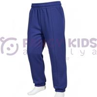 Erkek Çocuk Lacivert Renk Lastikli Paçalı Cepli Eşofman Altı