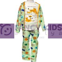 Fancy Kids Erkek Çocuk Leopard Pijama Takımı (3'lü)