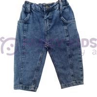 Erkek Çocuk Mavi Denim Kot Pantolon – Esnek, Rahat ve Kemerli Regular Fit