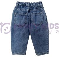 Erkek Çocuk Mavi Denim Kot Pantolon – Esnek, Rahat ve Kemerli Regular Fit