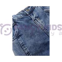 Erkek Çocuk Mavi Denim Kot Pantolon – Esnek, Rahat ve Kemerli Regular Fit