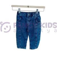 Erkek Çocuk Mavi Denim Kot Pantolon – Esnek, Rahat ve Kemerli Regular Fit
