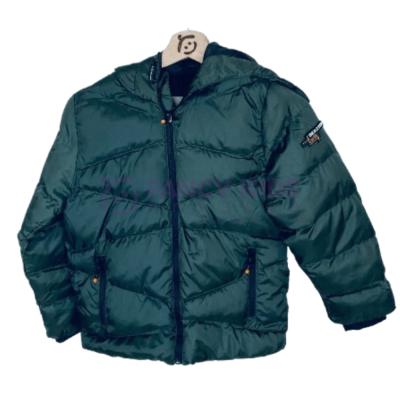 Erkek Çocuk Mont Dolgu Şişme Haki Renk 8-14 Yaş