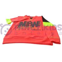 Erkek Çocuk Neon Nar Çiçeği Baskılı Sweatshirt – Pamuklu Yumuşak Kumaş, Tam Kalıp