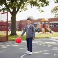 Erkek Çocuk Okul Hırkası Koyu Gri Antrasit – %100 Pamuk, V Yaka, Uzun Kollu