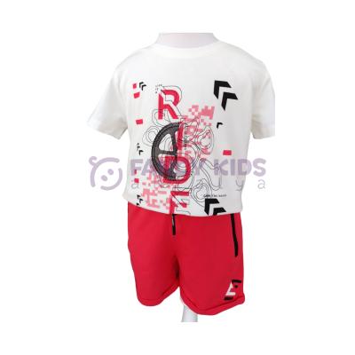 Erkek Çocuk Ride Baskılı T-Shirt - Şort İkili Takım 