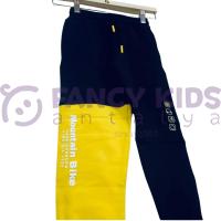 Erkek Çocuk Sarı Beyaz Siyah Kapüşonlu Eşofman Takımı – Pamuklu, Şık ve Rahat Tasarım