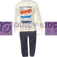 Fancy Kids Erkek Çocuk Skate Park Pijama Takımı  