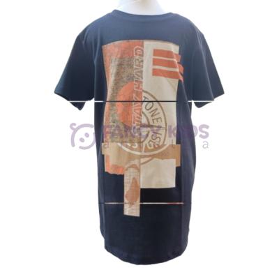 Erkek Çocuk T-Shirt  Dijital Baskılı Siyah