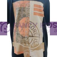 Erkek Çocuk T-Shirt  Dijital Baskılı Siyah