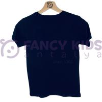 Erkek Çocuk T-Shirt  Dijital Baskılı Siyah