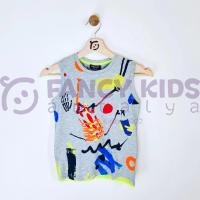 5-14 Yaş Erkek Çocuk T-Shirt Dijital Baskılı Atlet