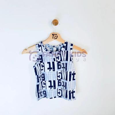 3-14 Yaş Erkek Çocuk T-Shirt Baskılı Sıfır Kol